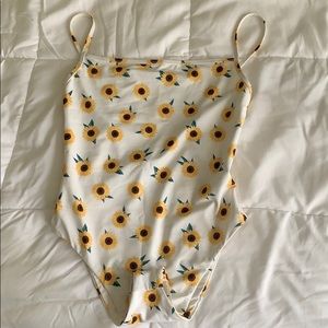 Sunflower Onepiece Swimsuit